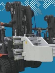 Wholesale 10k 8k Forklift Bale Clamp 180 Degree Fork Attachment from china suppliers