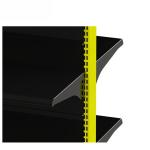 Stable Cold Rolled Steel Supermarket Display Shelving for Customized Storage