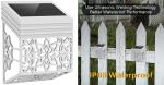 solar ambient light for Patio Party decorative solar wall lights outdoor lamps
