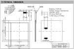 160*160 Graphic LCD Module FSTN 6H Transflective 60*60mm Square Industrial