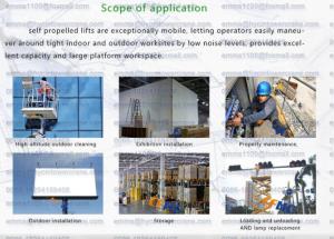 Wholesale Two Worker Slef Propelled Electric Scissor Man Lift Hydraulic Scissor Lift Equipment from china suppliers