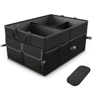 Wholesale Car Trunk Organizer Collapsible Auto Trunk Storage Box Non Slip Bottom Securing Straps from china suppliers
