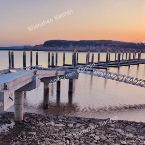 Wholesale Aluminum Alloy Marine Dock Boat Yacht Floating Dock Pontoon Durable Long Lasting from china suppliers