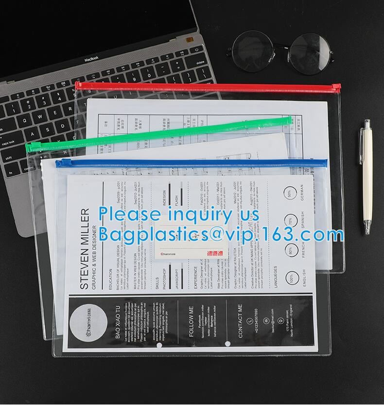 Biodegradable Slider Zipper Vinyl k Bag Slider Zipper Beach Vinyl Toiletry Zipp PVC Snap Closure