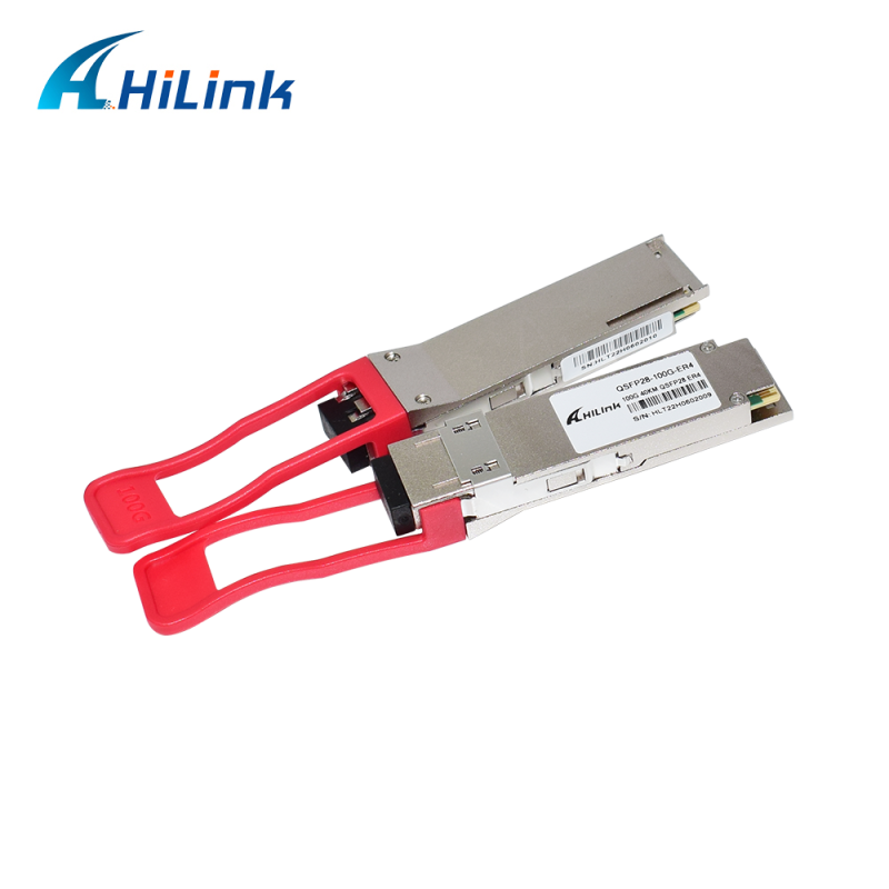 QSFP28 100G Optical Transceiver Module with 40km Reach, Low Power Consumption (