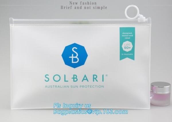 bag with slider for gift,cosmetics/document bag, cosmetic transparent PVC zipper