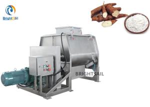 China Double Shaft Paddle Grain Powder Mixer Machine , Cassava Flour Blending Machine on sale