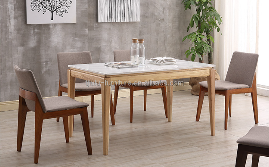 Dining Chair Wood Style Solid Wood Luxury Modern Design PU Leather Material Simple Concise for Dining Specific Chair