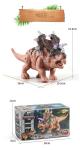 Finished Goods PVC Children's Toy Electric Dinosaur Triceratops with Sound and