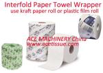 Automatic Paper Overwrapping Machine 2800mm Log Width For Toilet Tissue Roll