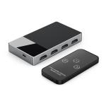 Black Grey Hdmi 4k Switch Splitter 3 In 1 Out HDMI Switch Remote Support 3D 4K