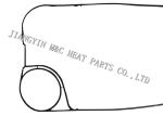 Anti Rust Tranter Heat Exchanger Gaskets GF276 Stainless Steel 316L