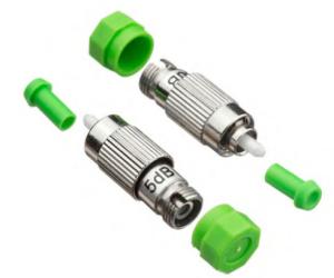 Wholesale FC APC Female To FC APC Male Plug-In Fixed Fiber Optical Attenuator（1-25dB） from china suppliers