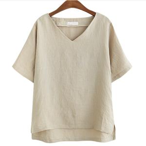 Wholesale Custom Women'S Hemp T Shirts , Hemp Cotton T Shirt Free Size / Color from china suppliers