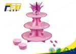 Custom Tiered Cardboard Cake Display Full Color Printing For Cake Retail Stores