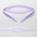 Purple Black Neoprene Snorkel Mask Strap Adjustable Length