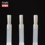 Nail Polish Brush White Flat Hair Acrylic Nail Art Brushes Nail Polish