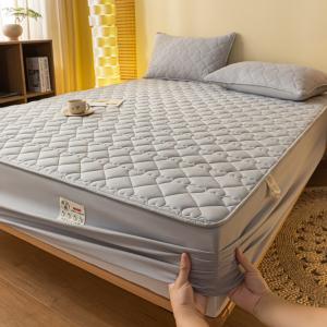 Wholesale Fitted Bed Sheet Mattress Protector for Twin Full King Queen Size Customized Design from china suppliers
