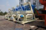 1000L High Rigidity Twin Shaft JS1000 Concrete Mixer Machine CE / ISO90001