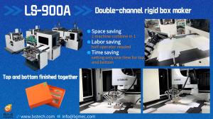 Wholesale Fully Automatic Double Positioning Rigid Box Positioning Machine for hard box gift box from china suppliers