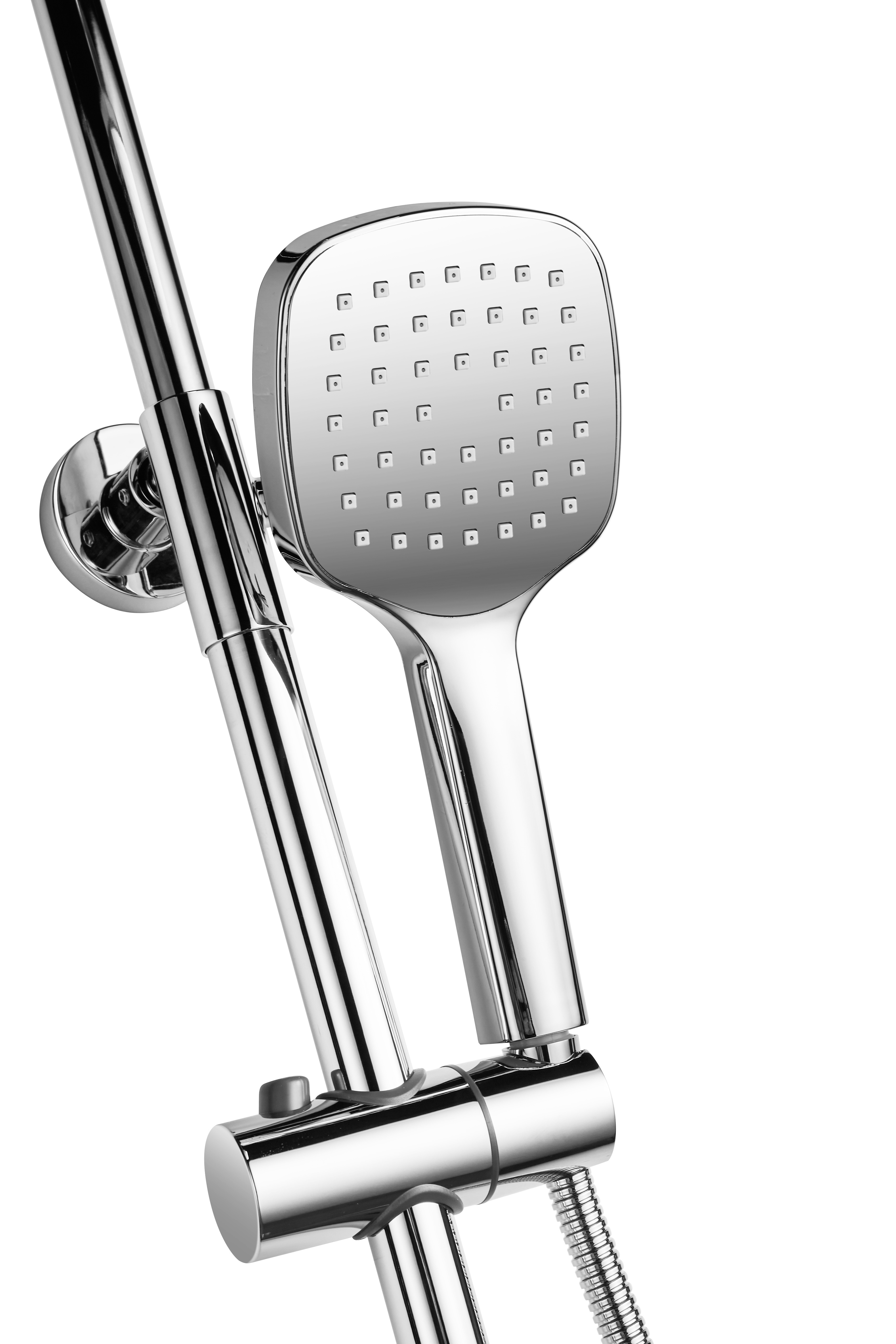 PSON Bathroom Stainless Steel Shower Set Polishing Brushed