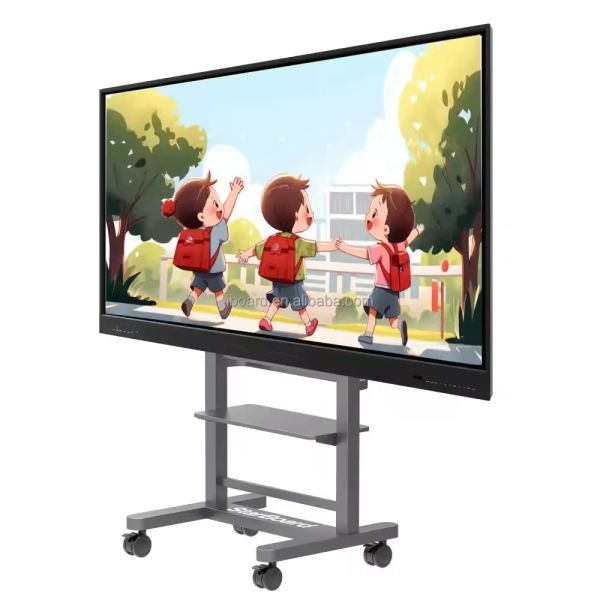 86 Inch Google EDLA Certified Interactive Whiteboard with 8 Core CPU for Classroom and Conference
