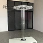 New Design Gorgeous Tables clear acrylic laser cut rectangle pedestal candle