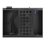 Black Aluminium SPCC MATX Mini PC Cabinet