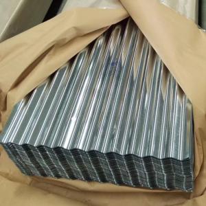 China 0.8mm Hot Dipped Galvanized Corrugated Roofing Sheets Customized Sizes DX51D on sale