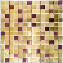China Decorative Mosaic Stainless Steel Glossy Color Strip Glass Backsplash Mosaic on sale