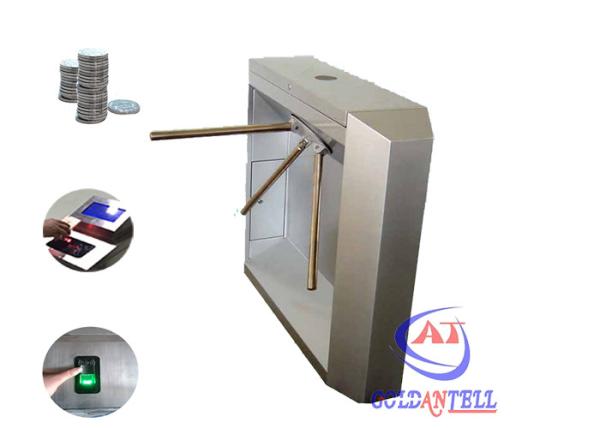 Automatic Park , Club , Station Entrance Mechanical Tripod Turnstile Gate
