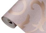 Embossed Silver Leaf Pattern Washable Vinyl Wallpaper for Household , Hotel