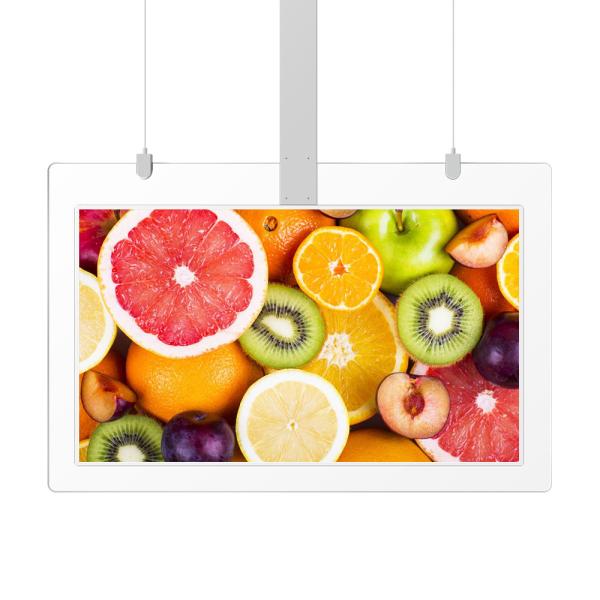 Ultra Slim 55inch Transparent Advertising Display Double Sided OLED Wall Mounted