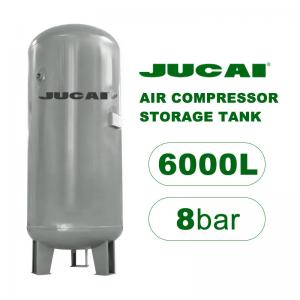China 6000L 8BAR Corrosion Resistant Air Storage Tank Large Compressed Air Tank on sale