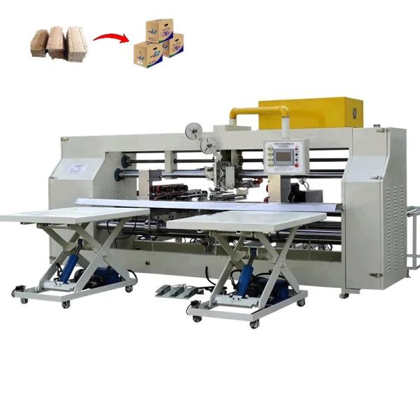 45mm E Double Pieces Stitching Machine for Plastic Packaging Material Speed