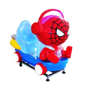 Wholesale Cartoon Coin Operated Kiddie Ride Spiderman Cute Kid Riding 85*115*100cm from china suppliers