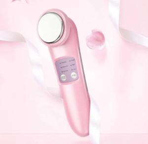 Wholesale Blue Red Light Handheld Face Cleaning Device , Ultrasound Facial Home Device from china suppliers