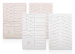 Silicone 1.5mm Inkless Practice Skin Milk White With Gold Lines