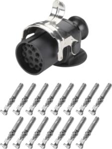 Wholesale 24v 15 Pole European Trailer Plug Crimp MH1 Type ISO12098 Certification from china suppliers