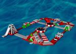 30x20m Custom Design Adults Giant Inflatable Water Park For Floating On Sea