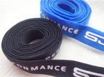 Professional Polyester Elastic Cloth Band With Printing Silicone Logo