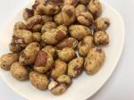 Roasted Half Coated Peanut Snack With Chili Flavor NON - GMO Snacks Tasty
