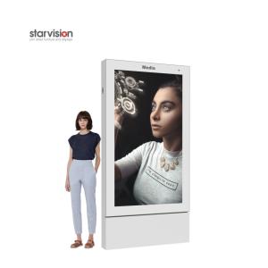 Wholesale 75 Inch Outdoor Digital Totem Industrial Grade 24/7 Usage LCD Digital Advertising Screen from china suppliers