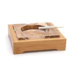 Handcrafted Cigarette Smoking Wooden Ashtray For Home Living Room Office Patio