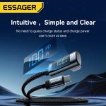 Aluminum Alloy C-C USB C To C Charging Cable 100W ES-X47 Series 1m 2m