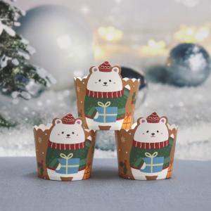 Wholesale Food Grade Aluminum Metallic Multi Color Foil Paper Baking Muffin cupcakes Cake Mold Cups from china suppliers