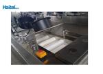 Peanut Cereal Bar Production Line , Granola Bar Cutting Machine No Stop Slitting