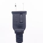 18AWG US Power Cord , NEMA 1-15P 2.5 Amp Fuse Plug AC Power Supply Cord