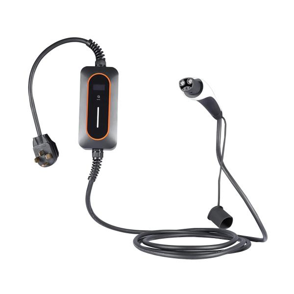 110V - 240V Level 2 Tesla EV Charger 32A / 16A With 25FT Cable NEMA 5-15/6-20/14