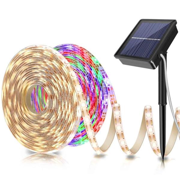 3.7V 30leds/M Solar Strip Light , Solar LED Ribbon Tape Waterproof IP67 For